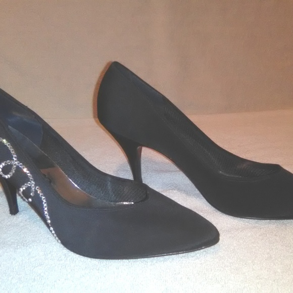 Flex Soles Black With Rhinestones - Picture 4 of 7